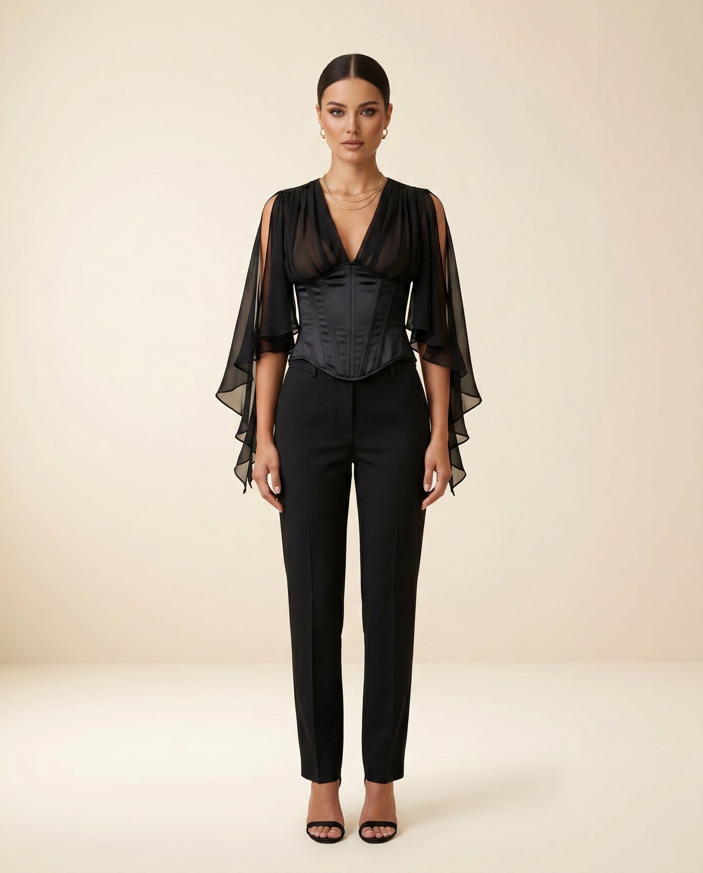 Top Corset Noir